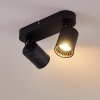 Kullaberg Ceiling Light black, 2-light sources