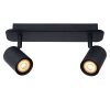 Ceiling Spotlight Lucide LENNERT LED black, 2-light sources