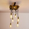 Rimforsa Ceiling Light brown, brass, rust-coloured, 6-light sources