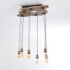 Rimforsa Ceiling Light brown, brass, rust-coloured, 6-light sources