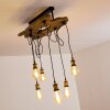 Rimforsa Ceiling Light brown, brass, rust-coloured, 6-light sources