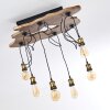 Rimforsa Ceiling Light brown, brass, rust-coloured, 6-light sources