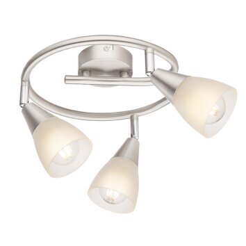 Globo TADEUS I ceiling spotlight matt nickel, 3-light sources