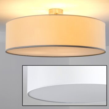 Foggia ceiling light white, 3-light sources