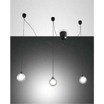 Fabas Luce BLOG Pendant Light LED black, 1-light source