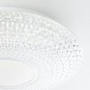 Brilliant LUCIAN Ceiling Light LED white, 1-light source, Remote control, Colour changer