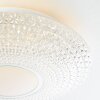 Brilliant LUCIAN Ceiling Light LED white, 1-light source, Remote control, Colour changer