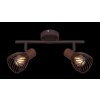 Spotlight Globo ISABELLE rust-coloured, 2-light sources