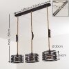 MACATAWA Pendant Light brown, black, 3-light sources