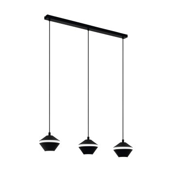 Eglo PERPIGO Pendant Light LED black, 3-light sources