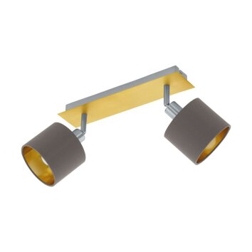 Eglo VALBIANO Spot brass, matt nickel, 2-light sources