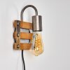 Mallard Wall Light Light wood, silver, 1-light source