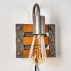 Mallard Wall Light Light wood, silver, 1-light source