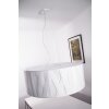 Bernd Unrecht Cross hanging light white, 3-light sources