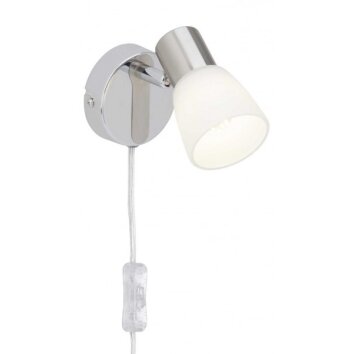 Brilliant Janna wall spotlight white, 1-light source