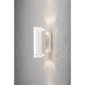 Konstsmide MODENA wall light white, 2-light sources