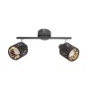 GLOBO TROY Spotlight black, 2-light sources