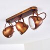 Butikon Ceiling Light rust-coloured, 3-light sources