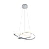 Reality COURSE Pendant Light LED matt nickel, 1-light source