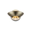 Globo Sammy Wall Light LED brass, 2-light sources