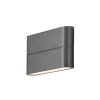 Konstsmide CHIERI wall light LED anthracite, 2-light sources