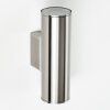 BRACHY Outdoor Wall Light LED stainless steel, 2-light sources