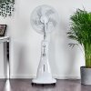 RETHYMNO standing fan chrome, silver, white