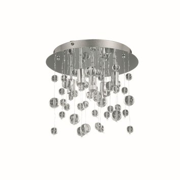 Ideal Lux NEVE Ceiling Light chrome, 5-light sources