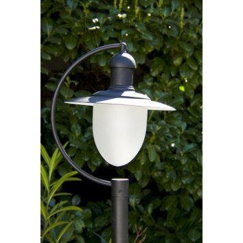 Lucide Aruba outdoor floor lamp black, white, 1-light source