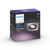 Philips HUE AMBIANCE WHITE & COLOR CENTURA Recessed spotlight, extension silver, 1-light source, Colour changer