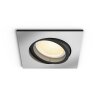 Philips HUE AMBIANCE WHITE & COLOR CENTURA Recessed spotlight, extension silver, 1-light source, Colour changer