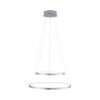 Leuchten Direkt LS-CIRCLE Pendant Light LED stainless steel, 1-light source, Remote control, Colour changer