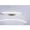 Leuchten Direkt LS-CIRCLE Pendant Light LED stainless steel, 1-light source, Remote control, Colour changer