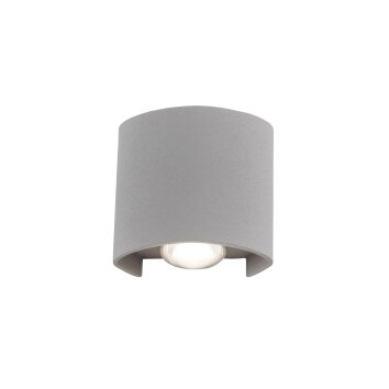 Paul Neuhaus CARLO Wall Light LED silver, 2-light sources
