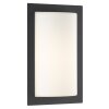 LCD outdoor wall light anthracite, 1-light source, Motion sensor