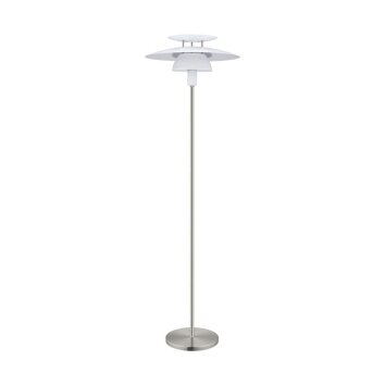 EGLO BRENDA Floor Lamp matt nickel, white, 1-light source