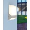 Lutec FLAT Outdoor Wall Light LED silver, 1-light source