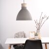 Steinhauer Vivette Pendant Light grey, Light wood, 1-light source