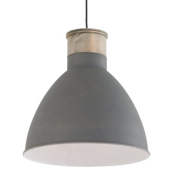 Steinhauer Vivette Pendant Light grey, Light wood, 1-light source