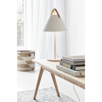 Design For The People by Nordlux STRAP Table Lamp white, 1-light source