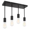 Globo DORBA Ceiling Light black, 4-light sources