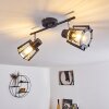 RIETI Ceiling Light black, 2-light sources
