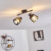 RIETI Ceiling Light black, 2-light sources
