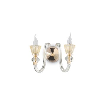 Ideal Lux STRAUSS Wall Light gold, 2-light sources