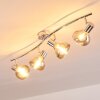 ESBERG Ceiling light chrome, 4-light sources