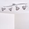 ESBERG Ceiling light chrome, 4-light sources