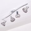 ESBERG Ceiling light chrome, 4-light sources
