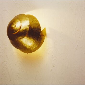 Holländer SNAIL ONE wall light gold, 1-light source