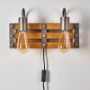 Mallard Wall Light Light wood, silver, 2-light sources