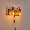 Mallard Wall Light Light wood, silver, 2-light sources